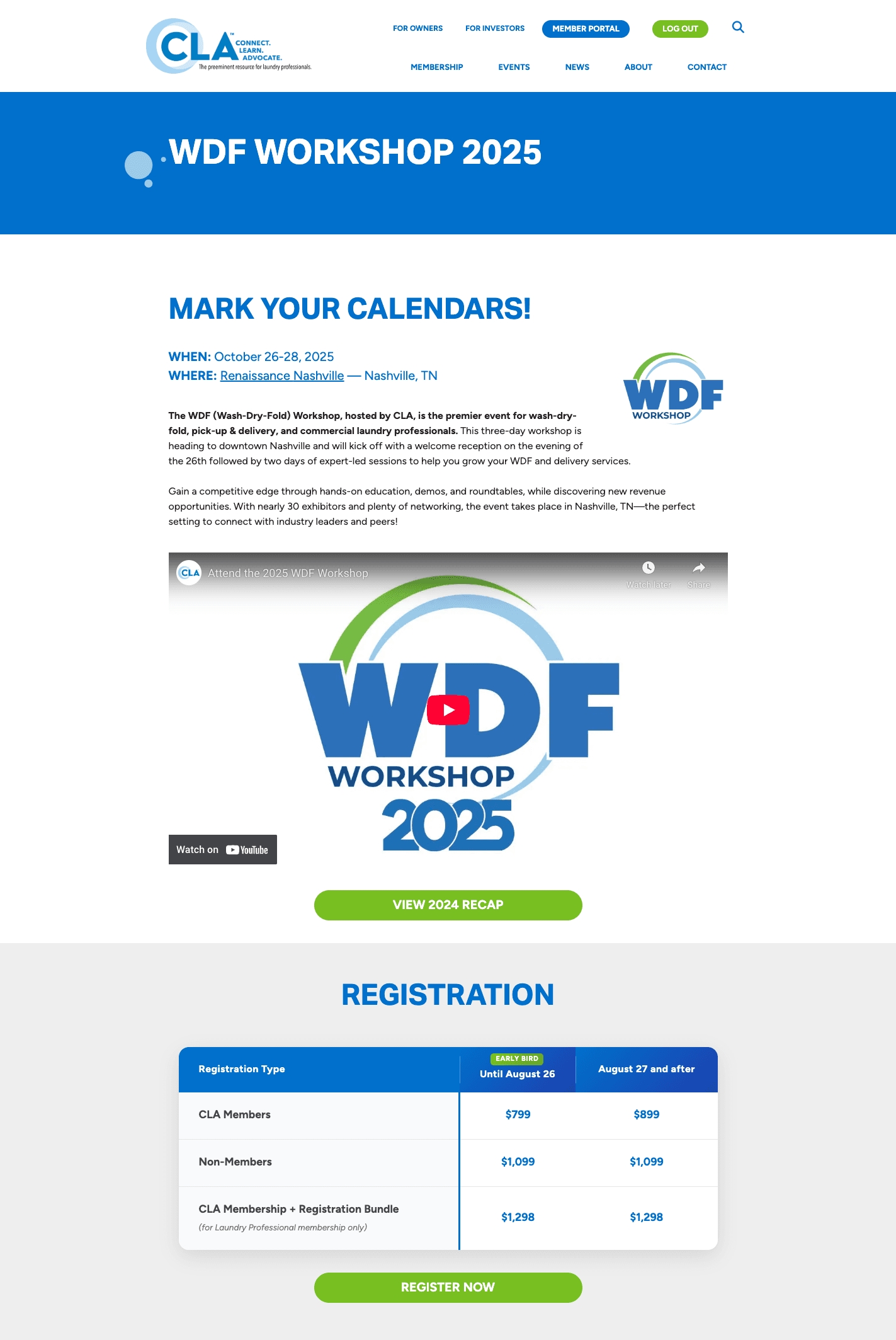 CLA - WDF 2025 Event Page