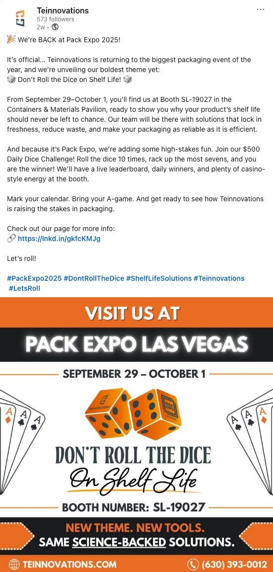 LinkedIn content examples