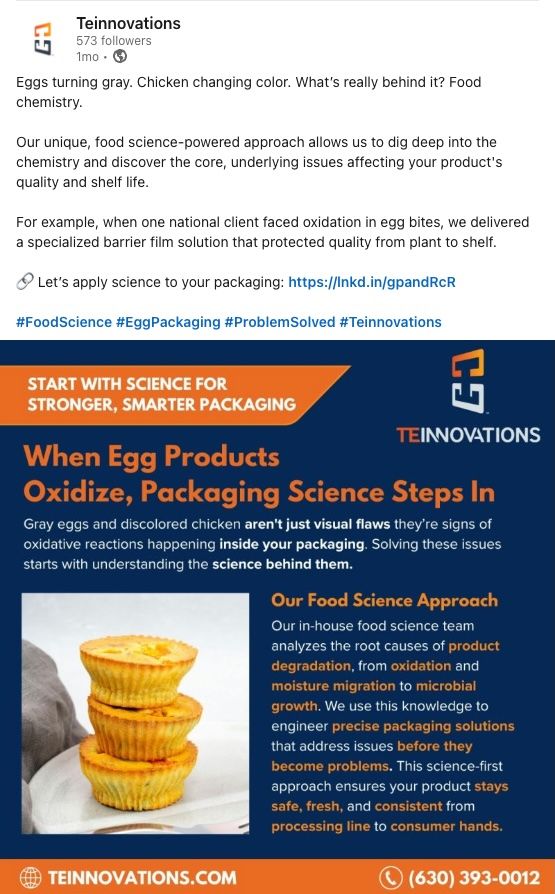 LinkedIn content examples